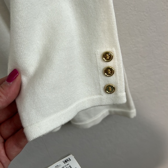 Ballet neck light sweater - Picture 6 of 8